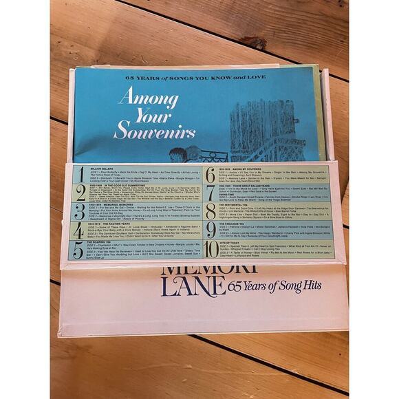 Vintage Readers Digest Down Memory Lane Vinyl. 65 Years of song hits. Box Set - Picture 3 of 4